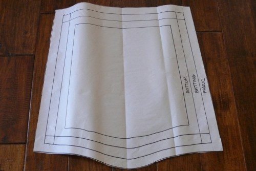 Seat cover pattern