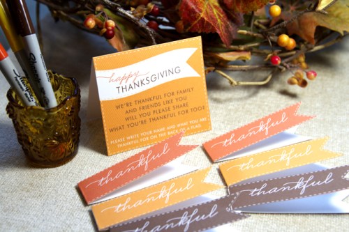 Thanksgiving Dessert Flags
