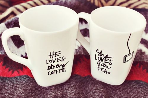 Sharpie decorated mugs