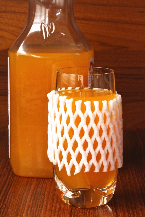 foam sleeve on glass for arthritic hands