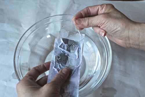 Rub paper off of tape