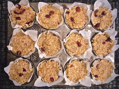 Steel Cut Oatmeal "Cupcakes"