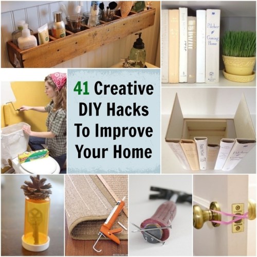41 Creative DIY Hacks to Improve Your Home