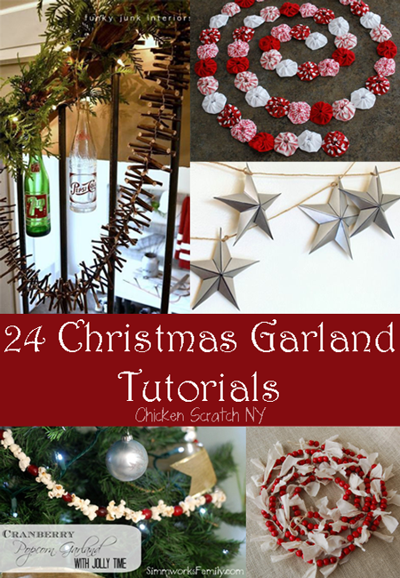 24 Christmas Garland Tutorials