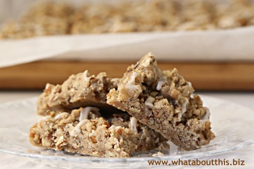 Maple-Pecan Streusel Bars