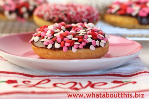 Baked donuts With Chocolate Glaze
