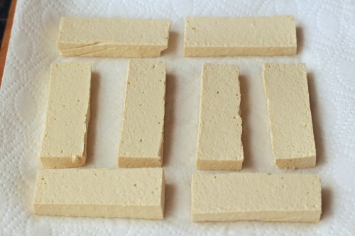 tofu slices
