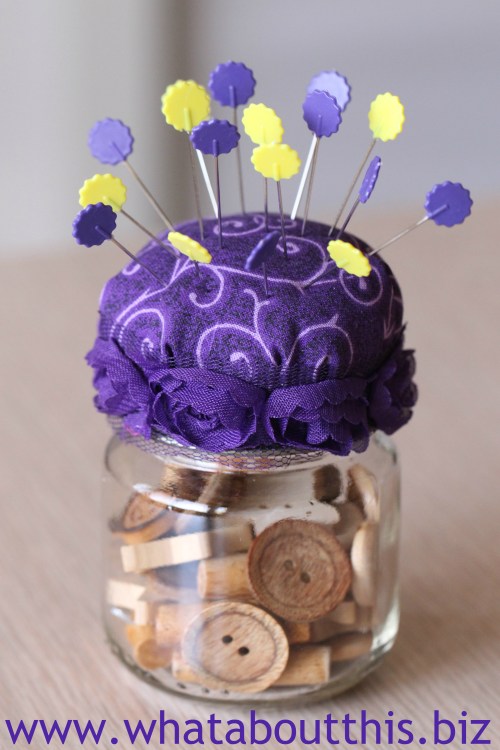 DIY Pincushion: Repurposing Jars