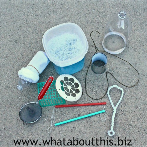 Homemade Bubble Wands